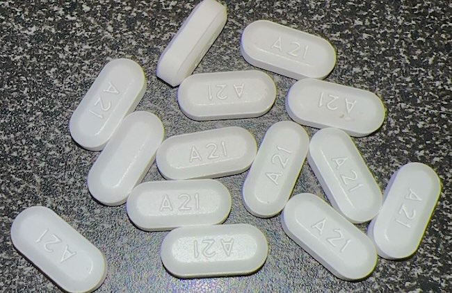 a21 white pill