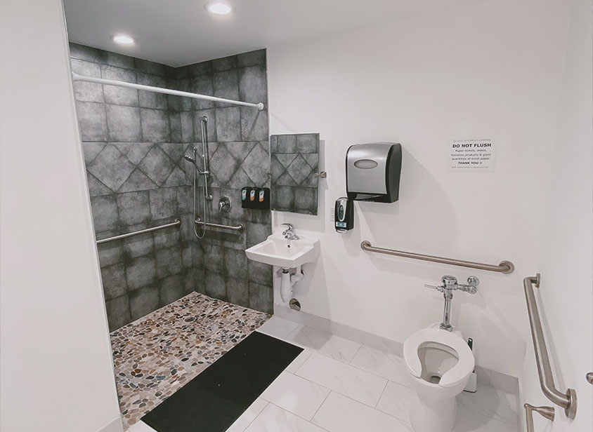 Client bathroom in the Still Detox residential treatment house in Boca Raton