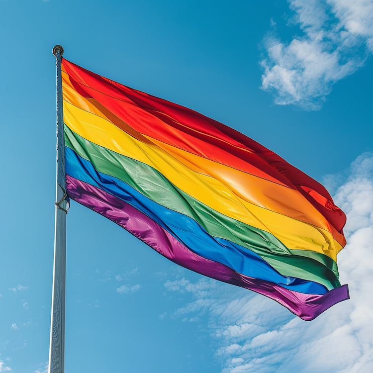 Rainbow pride flag representing LGBTQ-friendly addiction treatment at Still Detox in Boca Raton