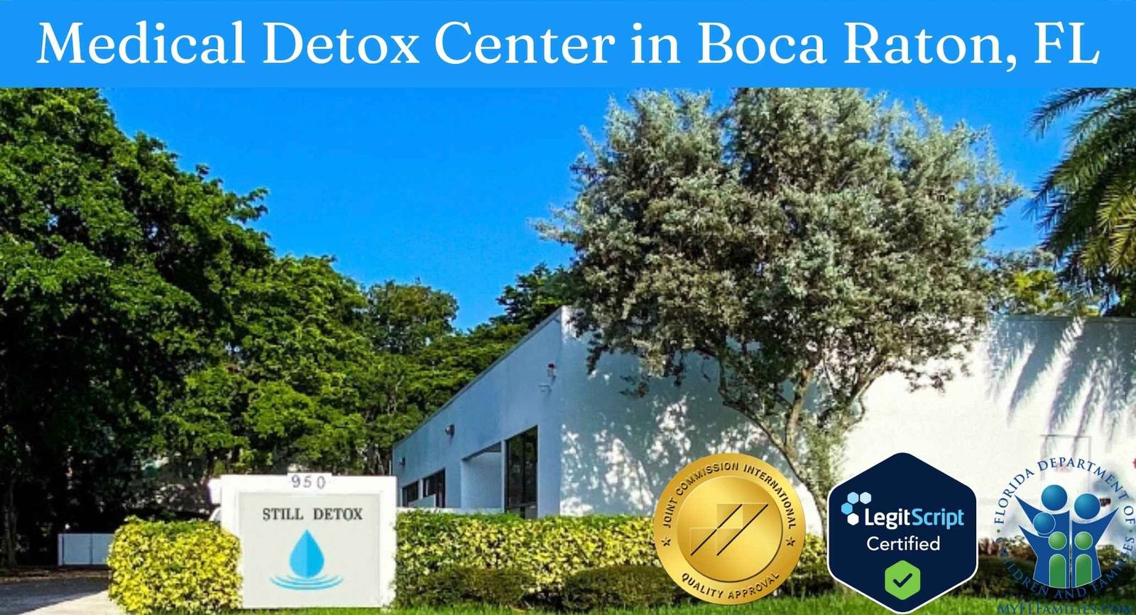 Still Detox medical detox center building in Boca Raton, FL