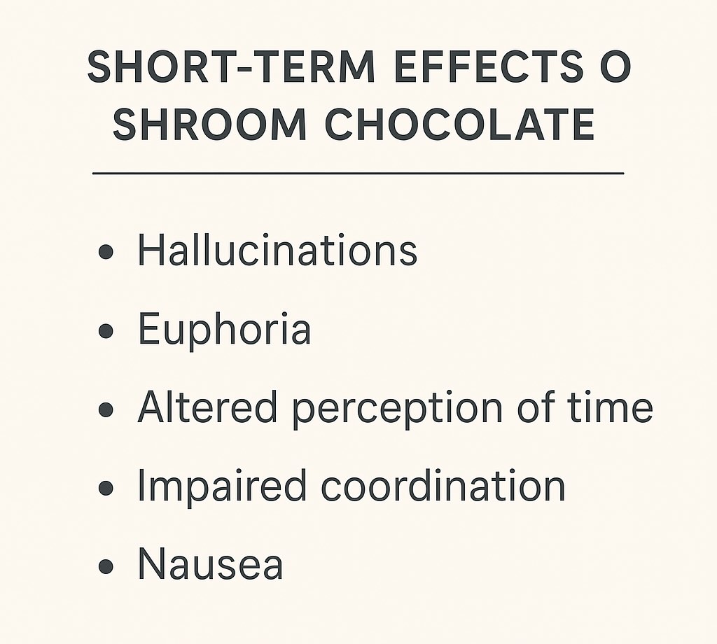 short term effects of shroom chocolate