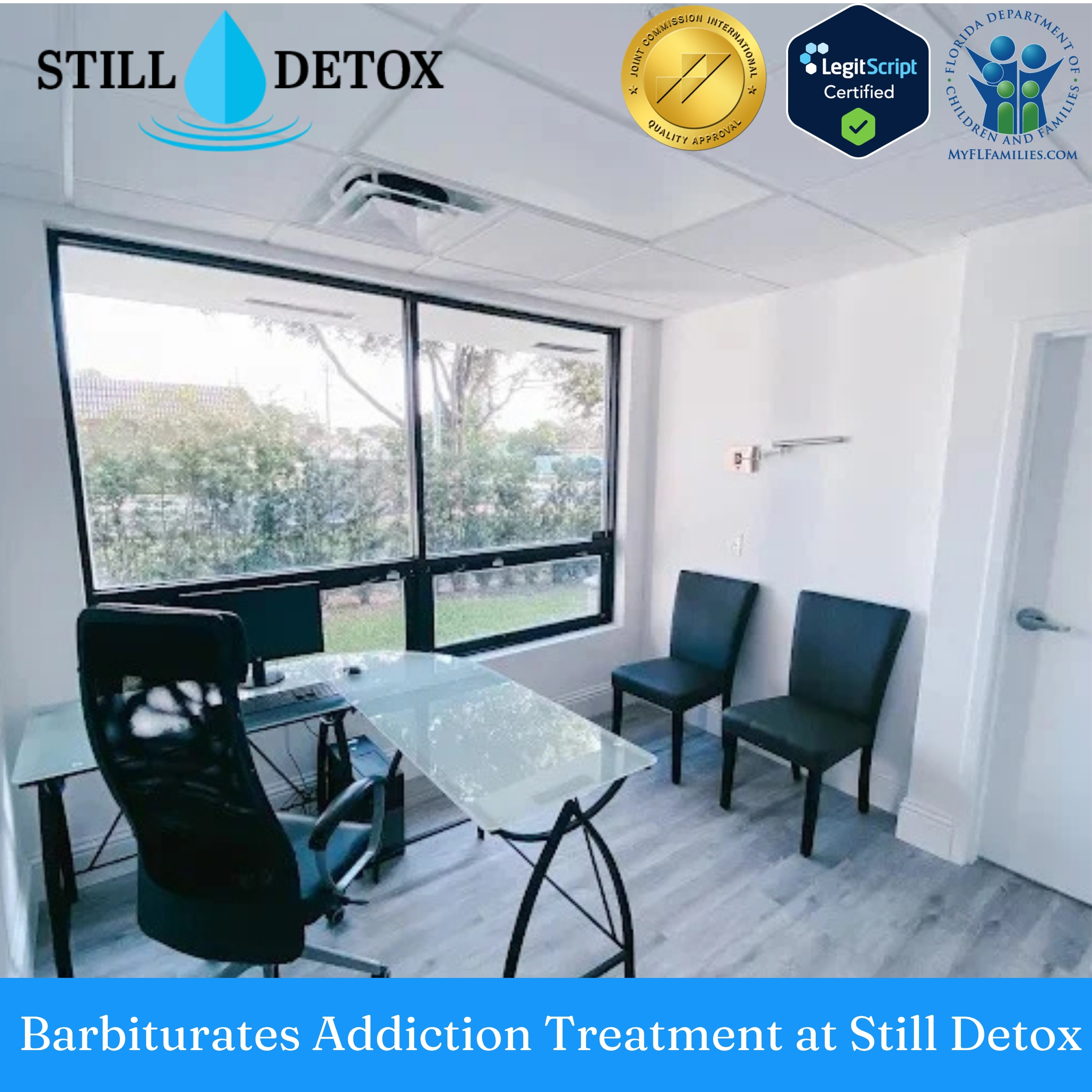 Clinical care at Still Detox barbiturate addiction treatment center Boca Raton FL