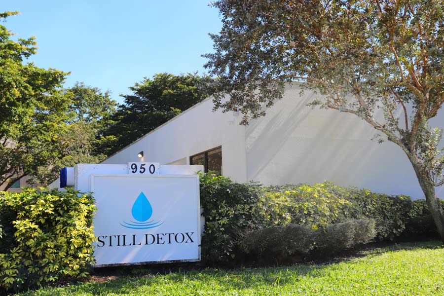 Still Detox entrance sign at 950 NW 9th Court in Boca Raton, Florida