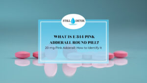still detox e 344 pink adderall round pill