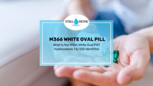 M366 white oval pill