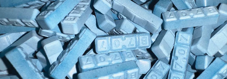 blue xanax b707