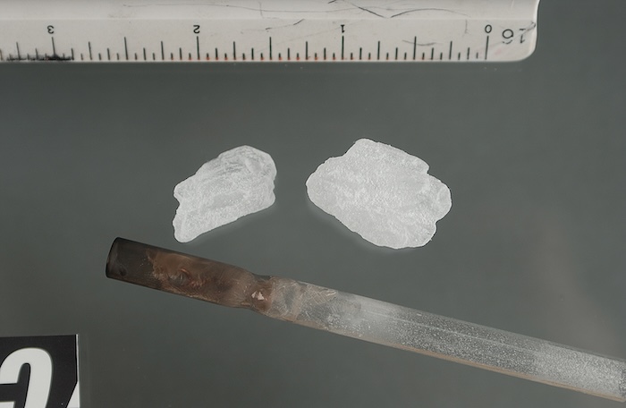 crank ice methamphetamine pipe