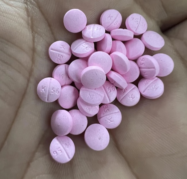 k56 pink pill oxy 10