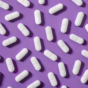 m365 white oval pill