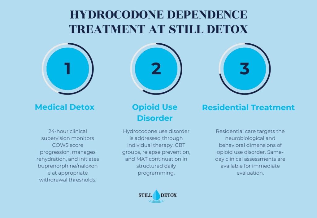 Still Detox treatment programs for hydrocodone use