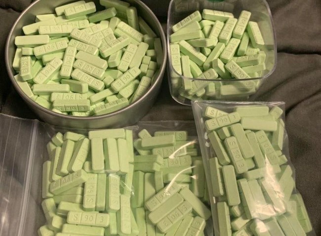 counterfeit green hulk xanax bars