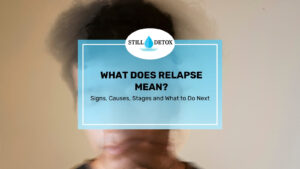 What does relapse mean?