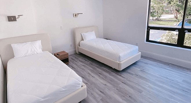 Private bedroom at Still Detox in Boca Raton