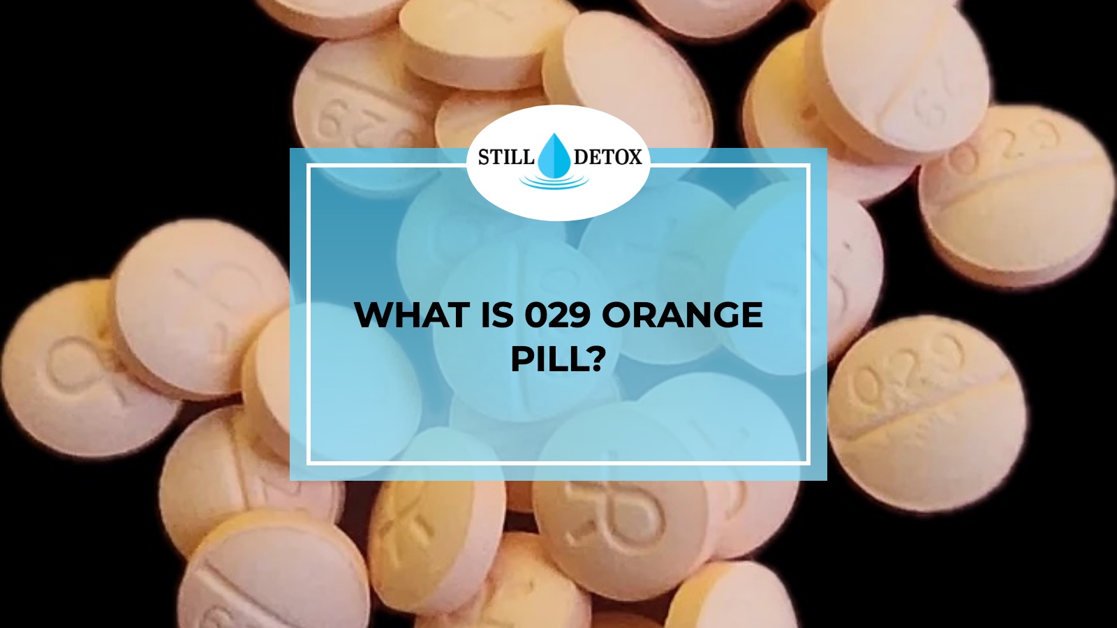 What is 029 Orange Pill? title card from Still Detox