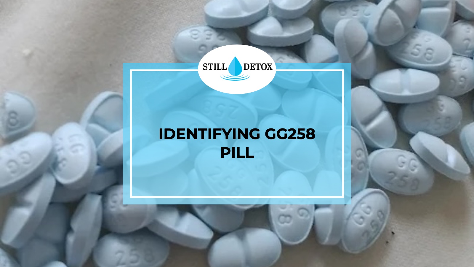Identifying GG258 Pill title card from Still Detox