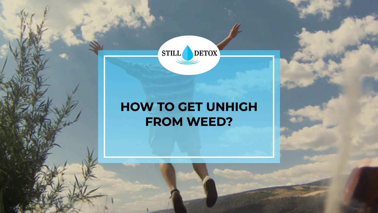 How to get unhigh from weed? title card from Still Detox