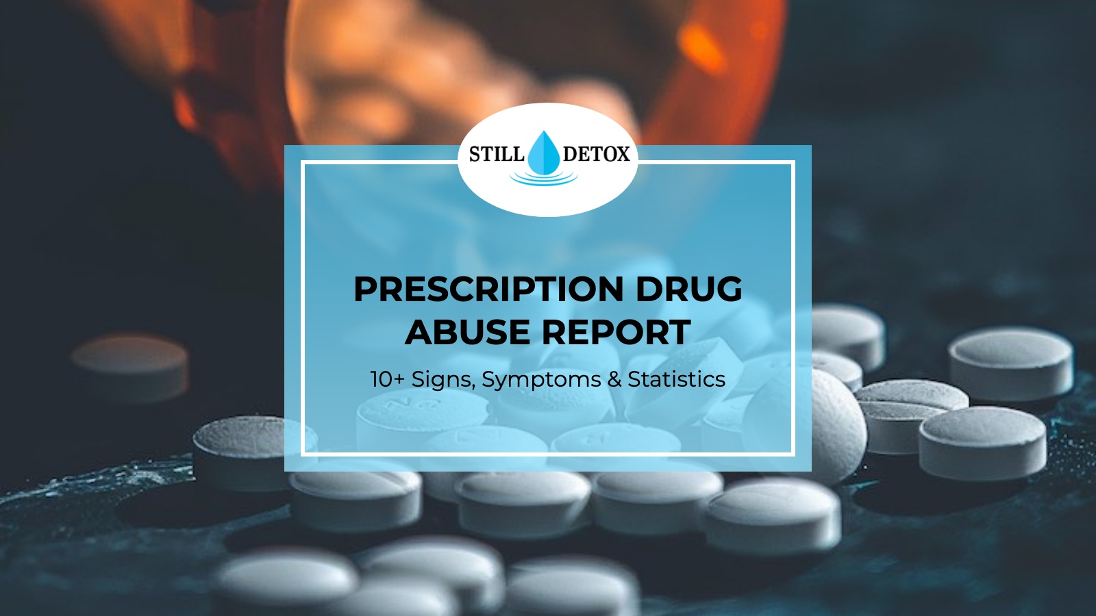 Prescription Drug Abuse Report: 10+ Signs, Symptoms & Statistics title card from Still Detox