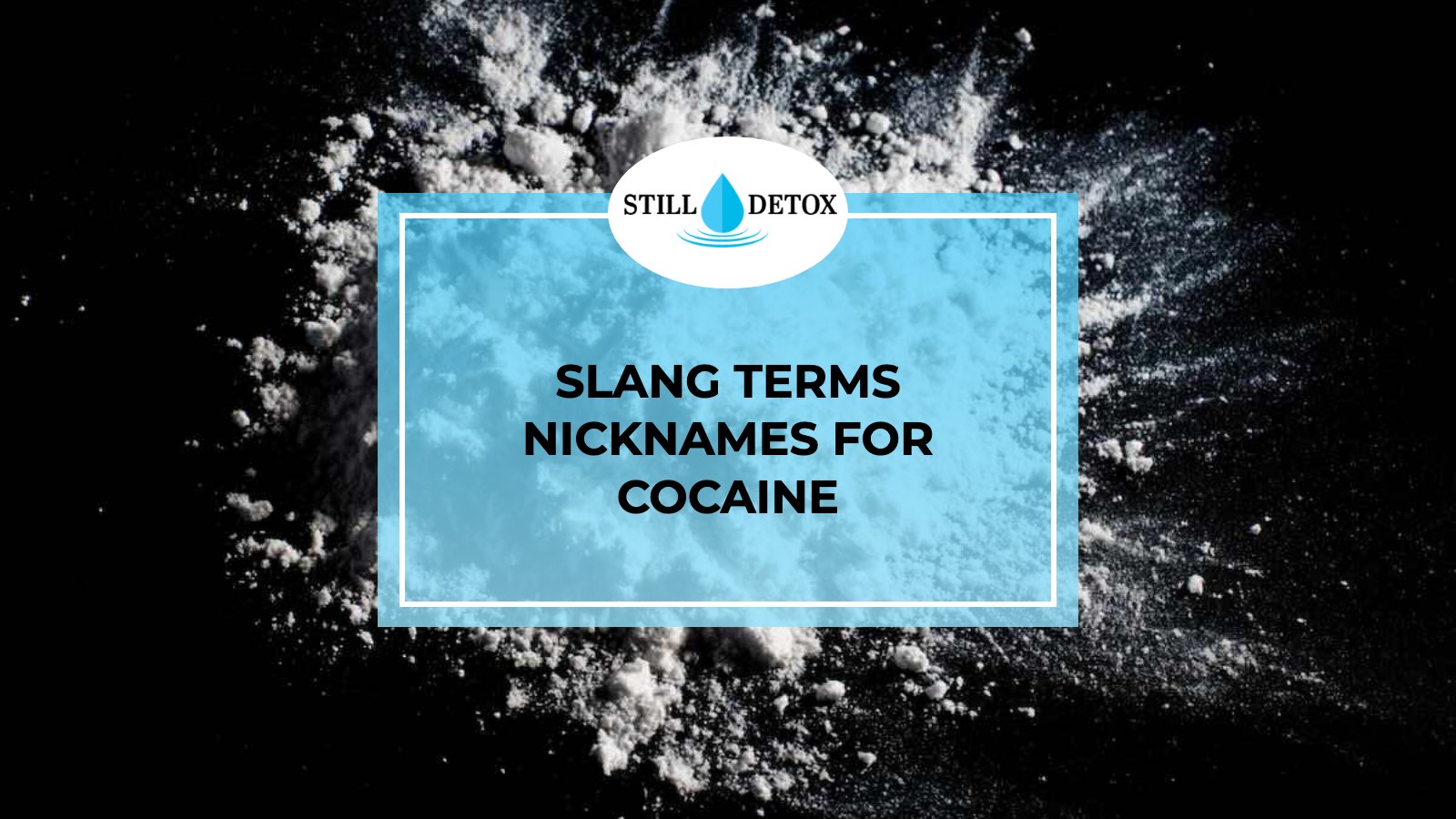 Slang Terms Nicknames for Cocaine title card from Still Detox