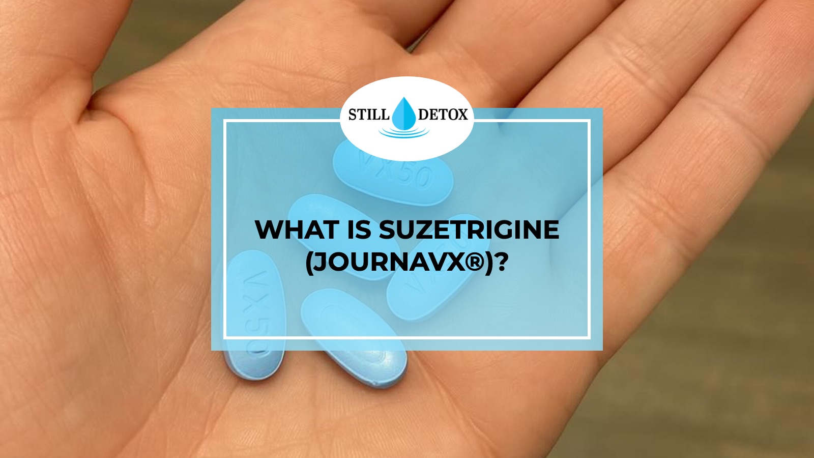 What is Suzetrigine (JOURNAVX®)? title card from Still Detox